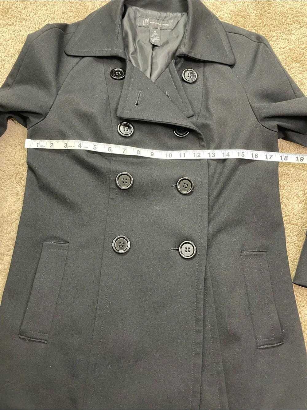 INC International Concepts double breasted